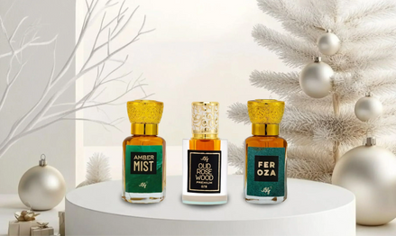 Natural fragrance ingredients used in AG Perfumes Attar collection