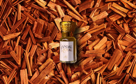 Long-lasting pure sandalwood attar bottle by AG Perfumes for daily wear.