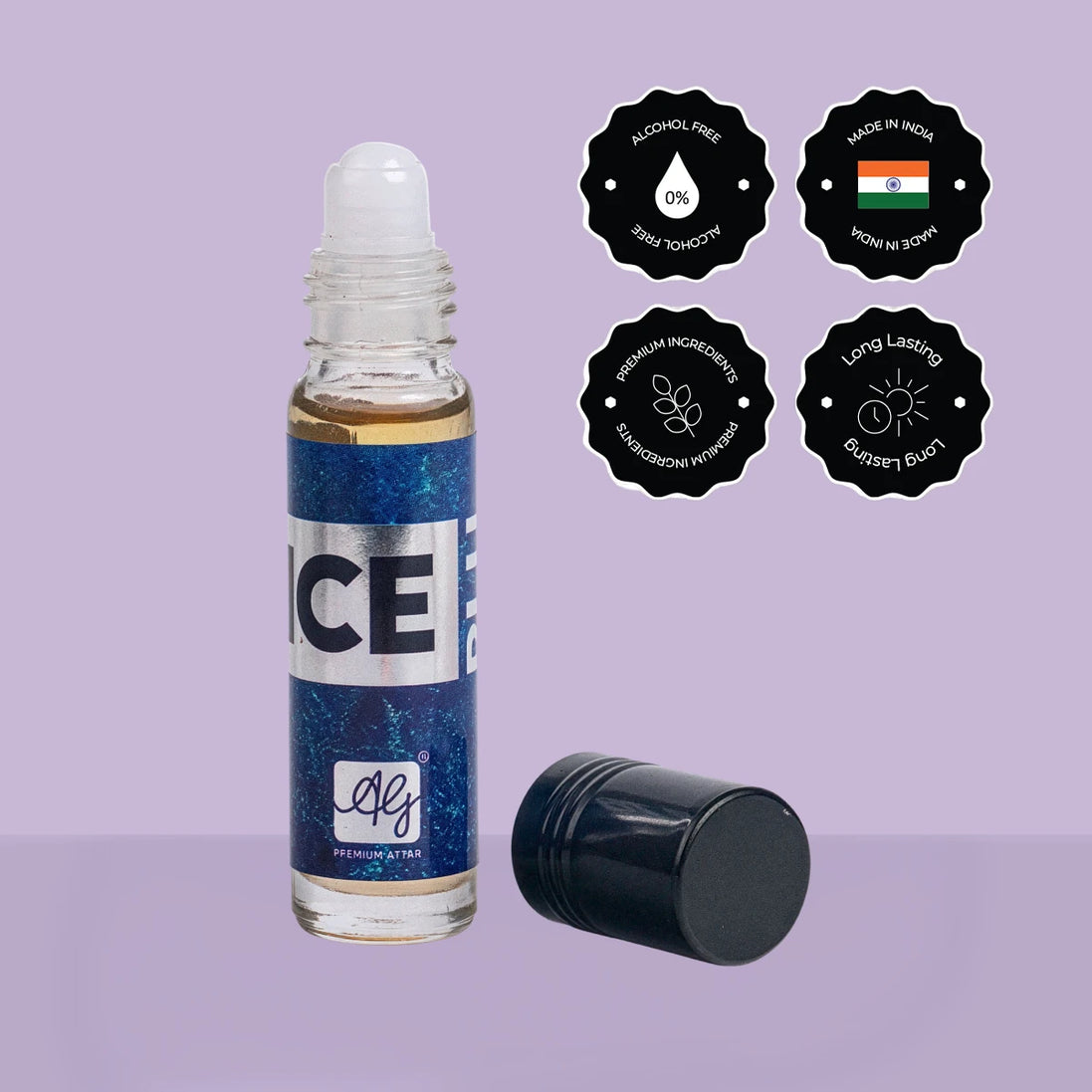 AG Ice Blu Non-Alcoholic 8ML Roll-on Attar for Men & Women