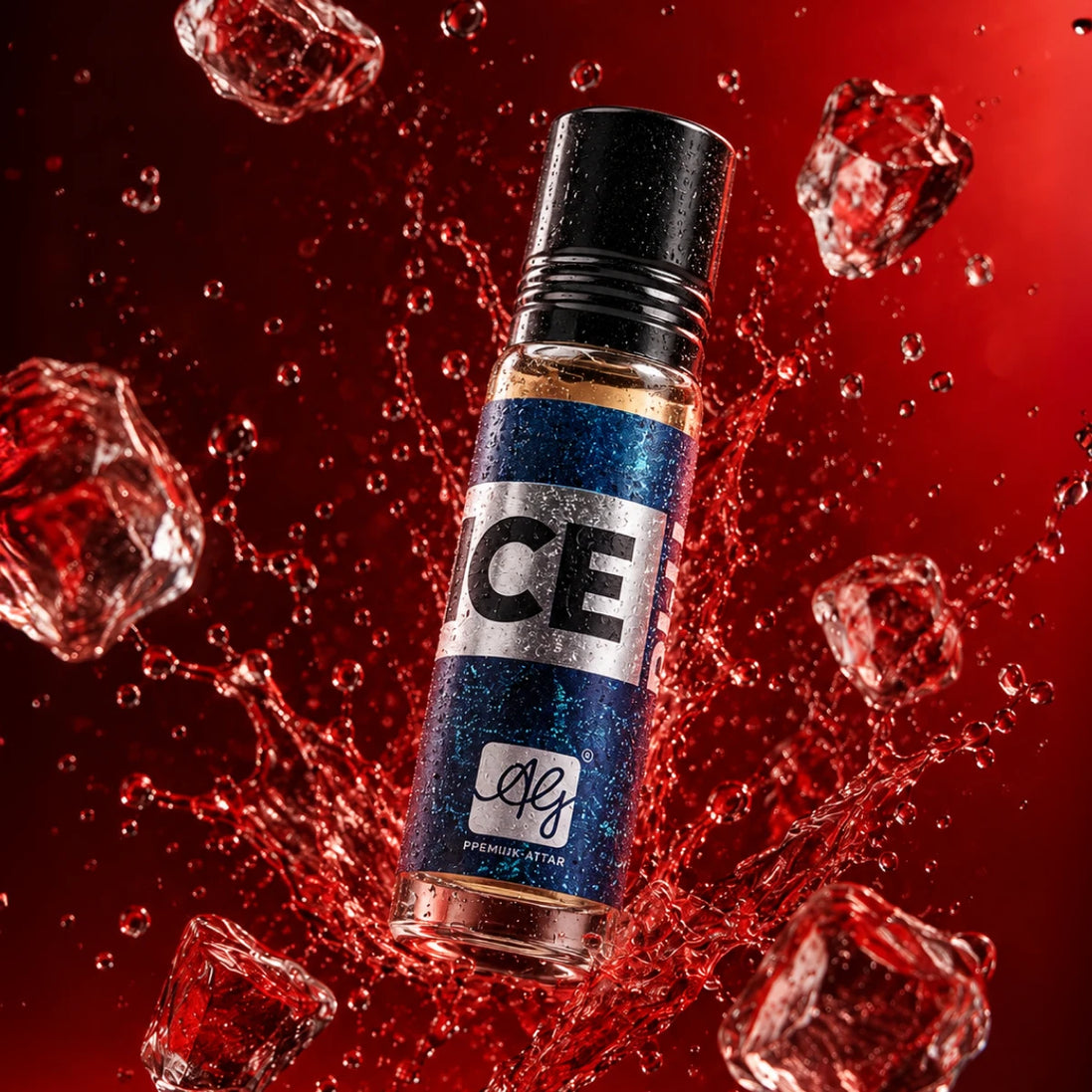 AG Ice Blu Non-Alcoholic 8ML Roll-on Attar for Men & Women