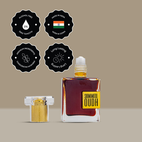 AG Shamamatul Oudh Non-Alcoholic 12ML Roll-on Attar for Men & Women