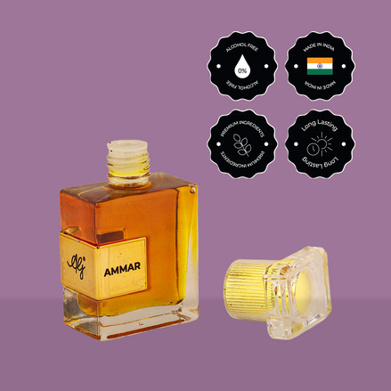 AG Ammar Non-Alcoholic 12ML Roll-on Attar for Men & Women