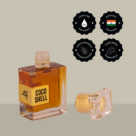 AG Coco Shell Non-Alcoholic 12ML Roll-on Attar for Men & Women